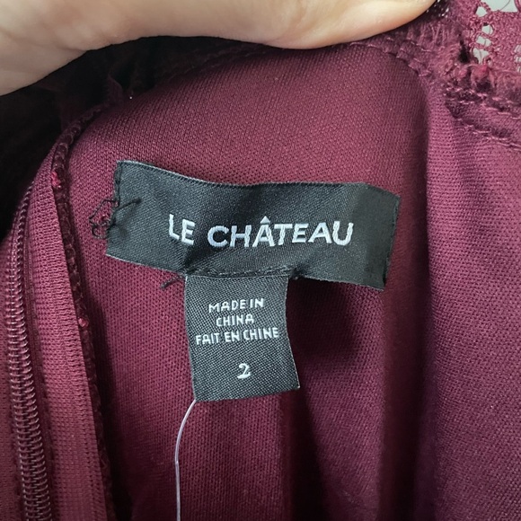 NWT - Le Chateau Lace Off-Shoulder Dress – Size 2 - Picture 2 of 14